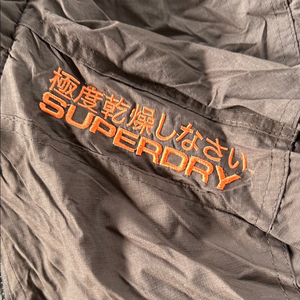 Superdry Brown Windbreaker Jacket - Picture 11 of 14